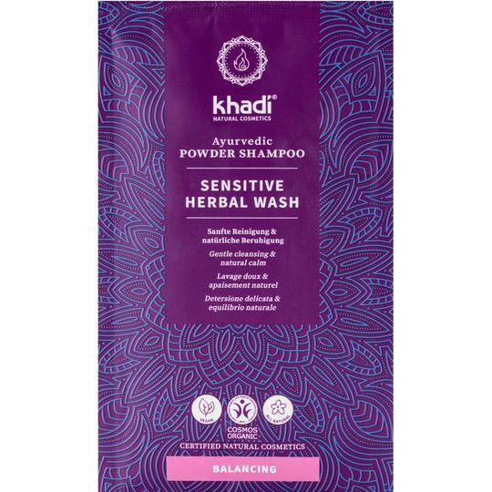 KHADI Shampoo Pulver Sensitive Herbal Wash 50gr