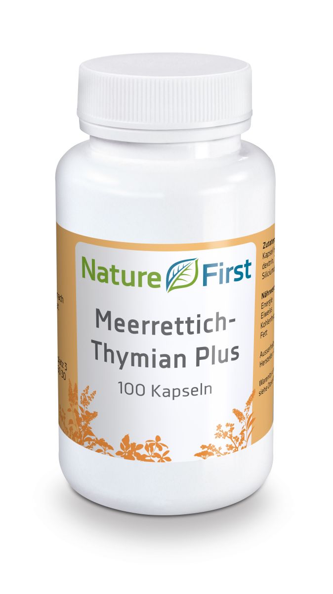 NATURE FIRST MeerrettichThymian Plus Kapseln 100 Stk. Nature First