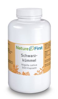 NATURE FIRST Schwarzkümmel Kapseln 500 mg 300 Stk.