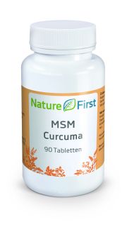 NATURE FIRST MSM-Curcuma Tabletten 90 Stk.