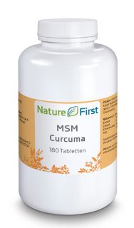 NATURE FIRST MSM-Curcuma Tabletten 180 Stk.