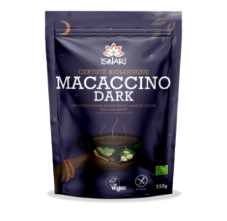 ISWARI Macaccino Dark, 100% bio, 250g