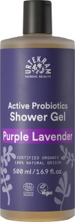 URTEKRAM Purple Lavender Active Probiotics Duschgel 500 ml