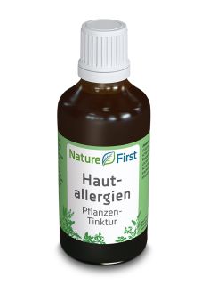 NATURE FIRST Pflanzentinktur Hautallergien 50 ml