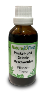 NATURE FIRST Pflanzentinktur Muskel-  und Gelenkbeschwerden 50 ml