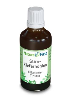 NATURE FIRST Pflanzentinktur Stirn-Kieferhöhlen 50 ml