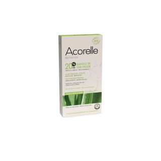 ACORELLE Kaltwachsstreifen Gesicht 20Stk+4 Gratis