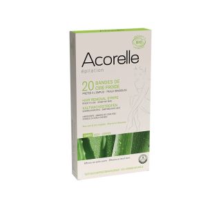 ACORELLE Kaltwachsstreifen Körper 20 Stk