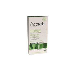 ACORELLE Kaltwachsstreifen Bikini Achseln 20 Stk