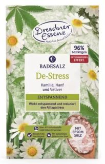 DRESDNER Badesalz De-Stress Natürlich gesund fühlen 60 g