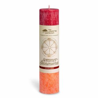Allgäuer Heilkräuter-Kerze Sommersonnenwende