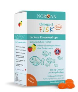 NORSAN Omega-3 FISK Jelly 120 Stk