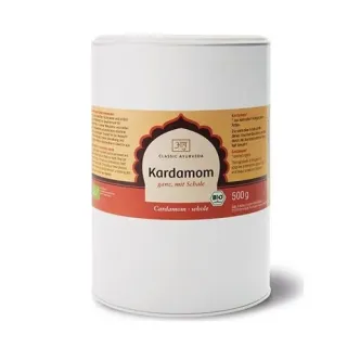 CLASSIC AYURVEDA Kardamom ganz m. Schale Bio 70g