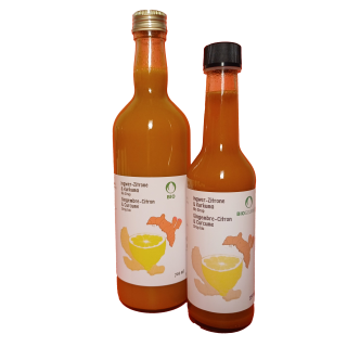 HALTBARMACHEREI Ingwer-Zitrone & Kurkuma Bio 350ml