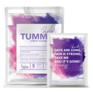 TUMMZY Mens Pflaster 10x13cm selbstwärmend 5 Stk