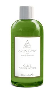 AURA-SOMA Flower Shower Olivgrün Duschgel 250 ml